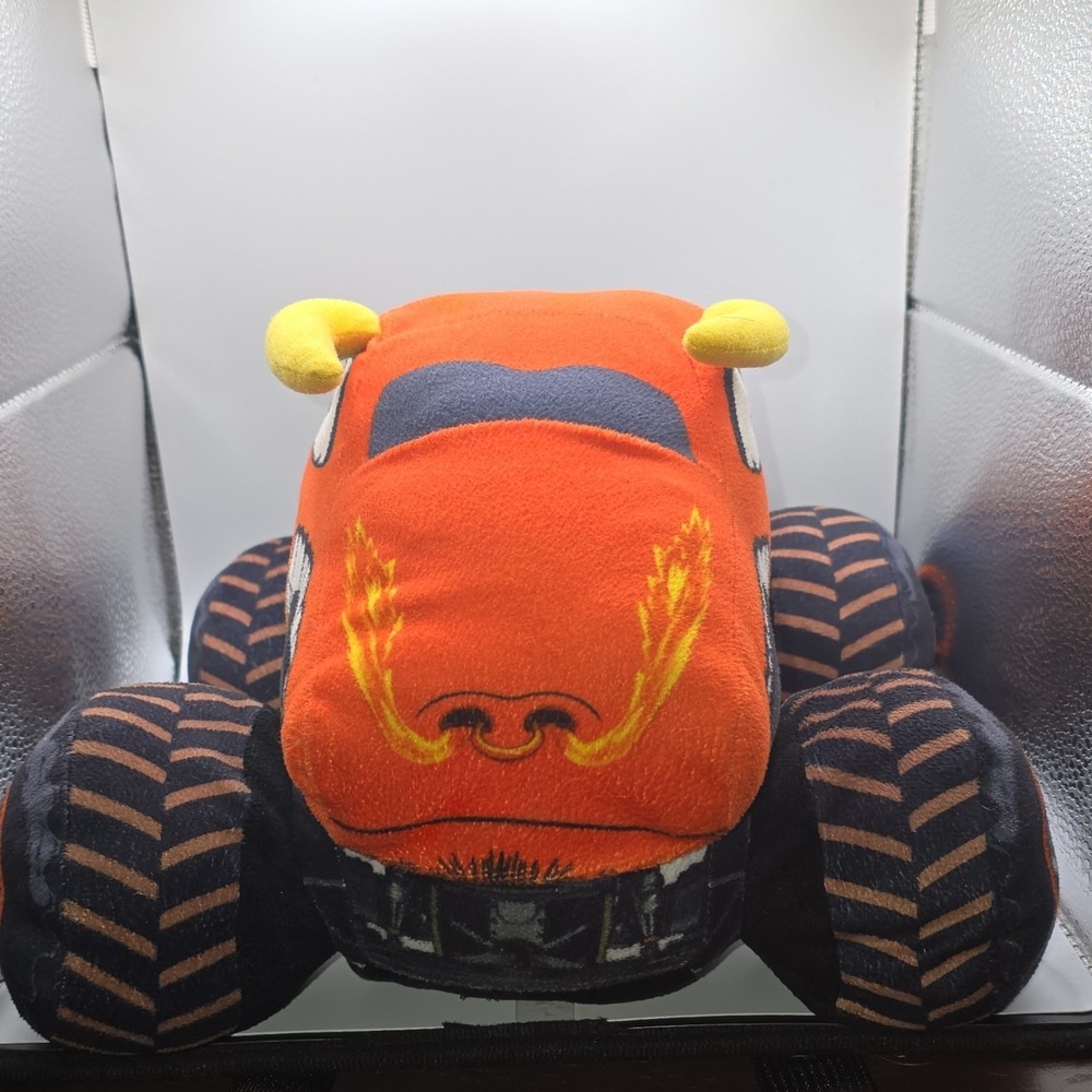Monster Jam El Toro Loco Medium Plush‎ Stuffed Vehicle Orange Black Yellow 2021
